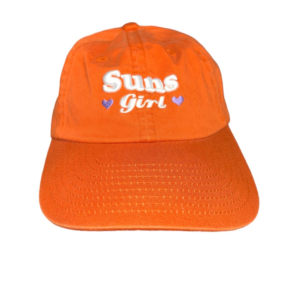 🟣 PHOENIX SUNS🦎Vtg. Beach Golf Script Beach Strapback Hat🌵